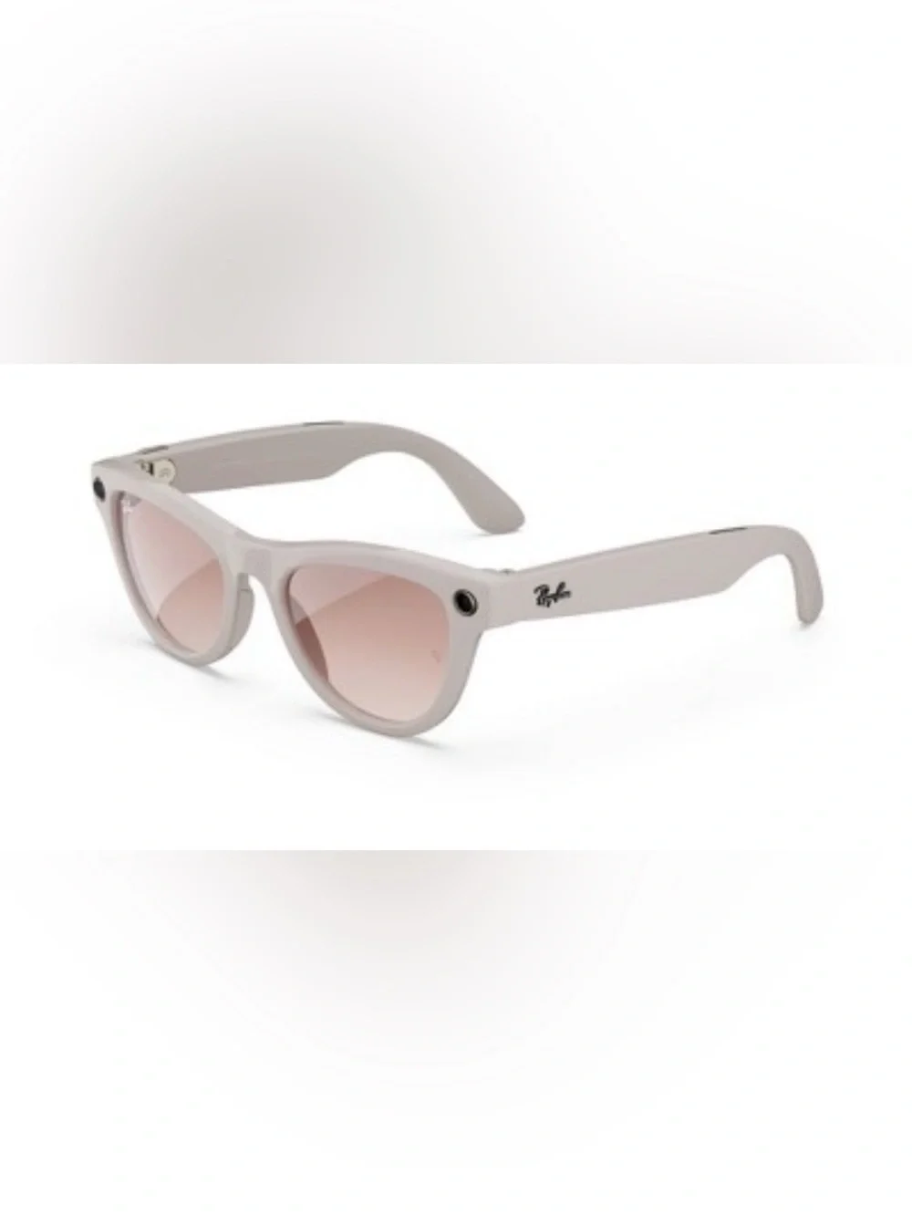 Ray-Ban Women's Chalky Gray Sunglasses with Cinnamon Pink Gradient Lenses